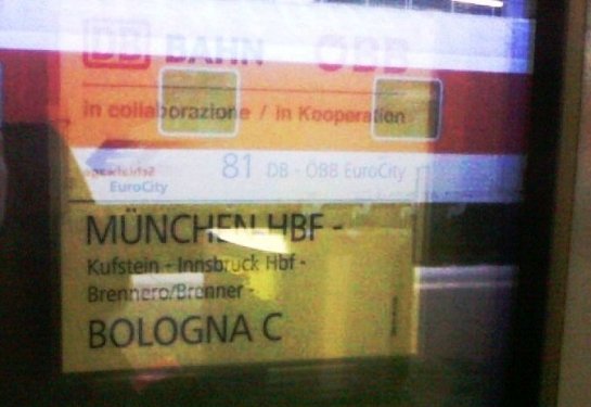 Munich to Bologna
